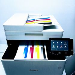 Laser Printer CANON COLOR ImageCLASS MF733cdw || Prints Automatically Double-Sided || WIRELESS || Touch Screen || Printing Speed Up To 28ppm ||
