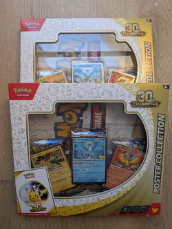 Pokemon 30th poster collection pokemon card
