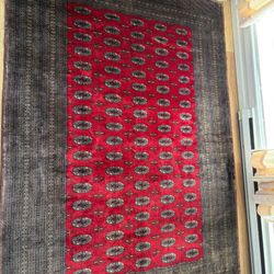Handmade Persian Turkmen Rug