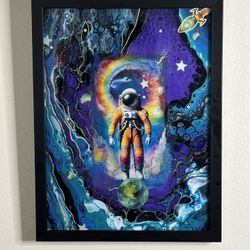 “Because In Reality” Paint Pour