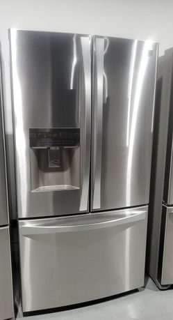 Kenmore 3-Door Stainless Steel Refrigerator
