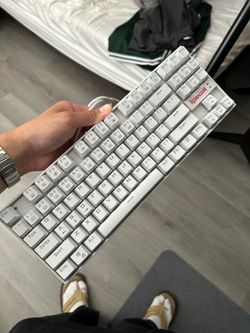 Red dragon gaming keyboard white