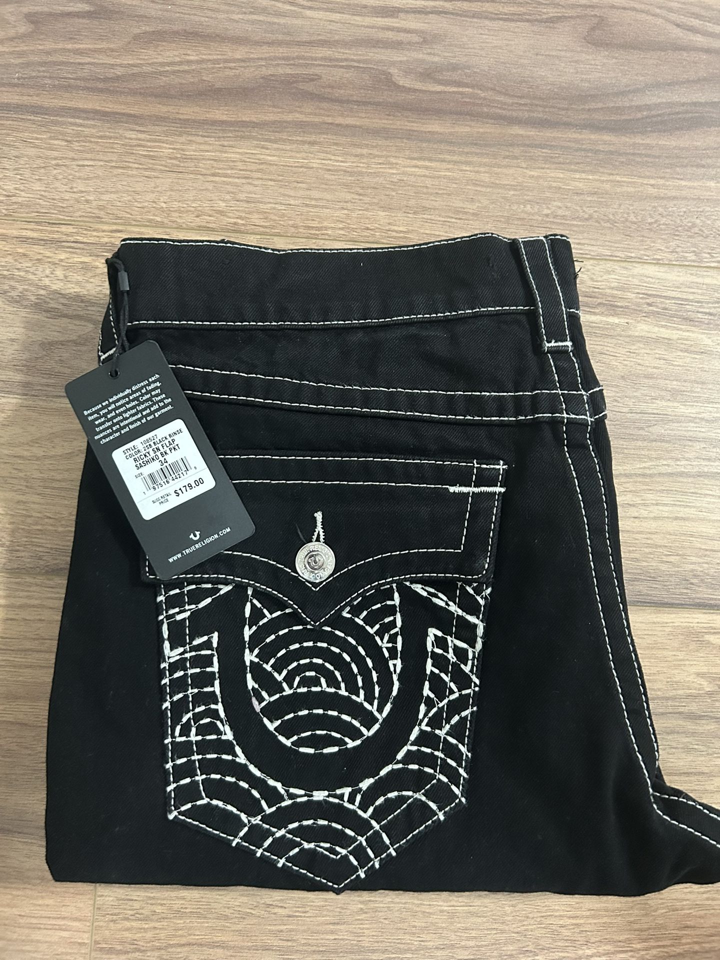 True Religion Jeans Black/white