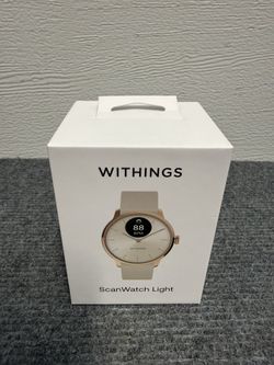 Withings ScanWatch Light - Health Fitness Smart Watch – Sand Brand New & Sealed