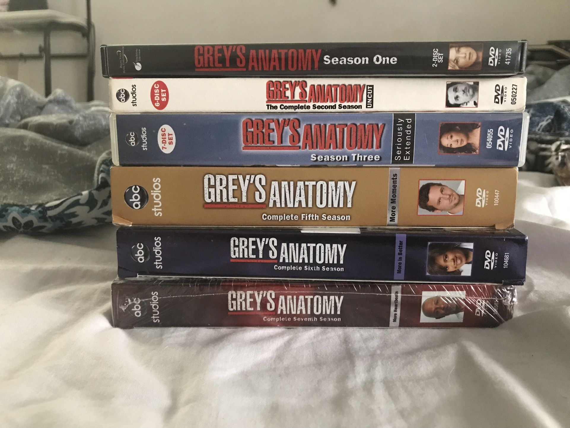 Greys Anatomy DVD set Seasons 1-3 & 5-7