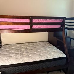 Full, twin bunk bed