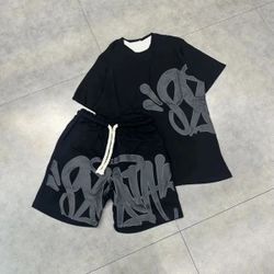 Men’s T Shirt Shorts Set 