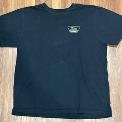 Brixton  Men’s Black, Green, and Tan Logo T-Shirt - Size XL 