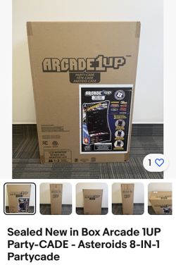 Brand new Still In Box Arcade 1 Up vintage