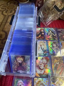 Anime Waifu Trading Card Collection Lot, Goddess Story 162 cards, all In top loaders, no trades or lowball offers!