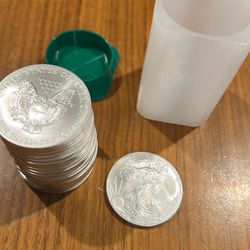 Silver Eagles 2012- Tube Of 20 Coins