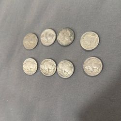 Silver Buffalo Nickels 