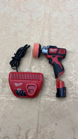 Milwaukee M12 Cordless Polisher with Battery and Charger