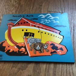 Vintage Noahs Ark Wood Puzzle