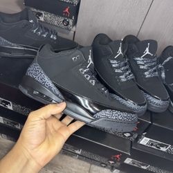 Jordan 3 Black Cat 