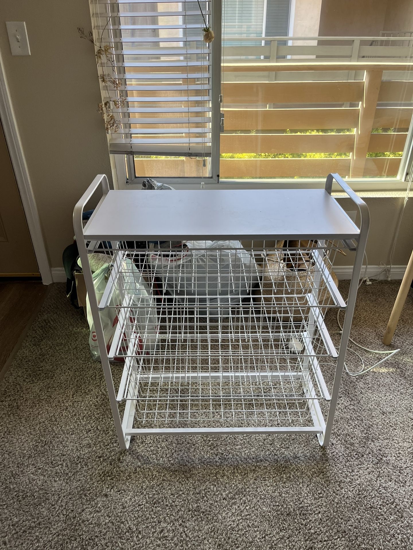 4 drawer metal storage organizer- white from Brightroom at Target