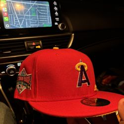 Anaheim Angels Fitted Hat Size 7 1/2
