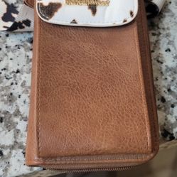 Montana West Cross Body Wallet Purse
