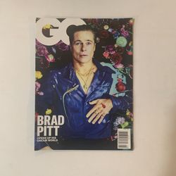 GQ Brad Pitt “Opens Up His Dream World” Issue August 2022 Magazine