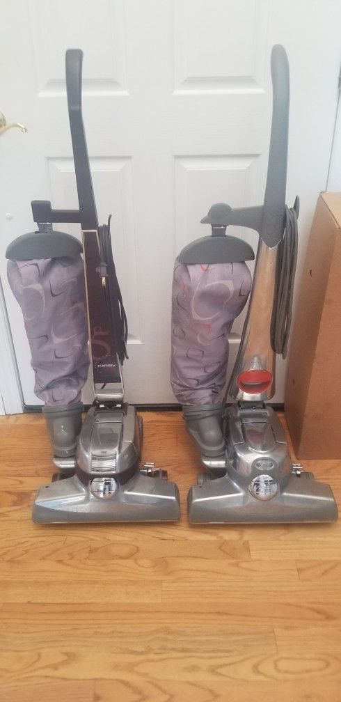 2 KIRBY AVALIR Vacuums , AMAZING POWER SUCTION. , WORKS EXCELLENT. , BOTH SELF PROPEL , BOTH MUST GO $150