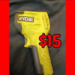 RYOBI Non-Contact Cordless Infrared Thermometer Gun - Laser Pointer Temperature Guage
