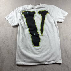 Vlone Juice Wrld T Shirt Legends Never Die Men’s Small White Official Collab#5A