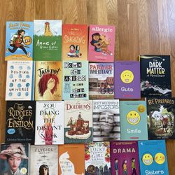Selection Of YA Books And Graphic Novels