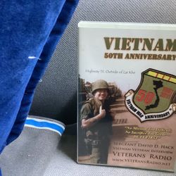 Vietnam 50th Anniverary DVD Veteran's Radio Sergeant David Hack Like New 