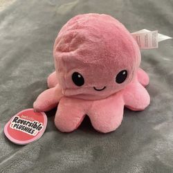 Teeturtle Octopus Reversible Plushie Happy to Angry NWT