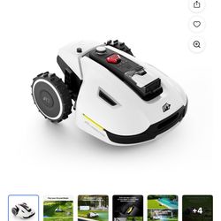 Mammotion YUKA 2000 Robot Lawn Mower,Reception 0.5 Acre, Max 0.6 Acre, Dual Cutting Discs,with 4G