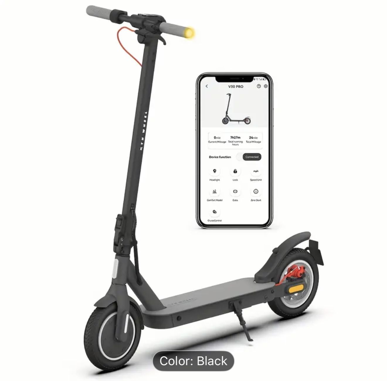 500 Watt 36 Volt 10 Inch Tire Electric Standup Scooter