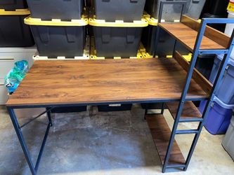 CubiCubi Computer Desk 47 inch with Storage Shelves