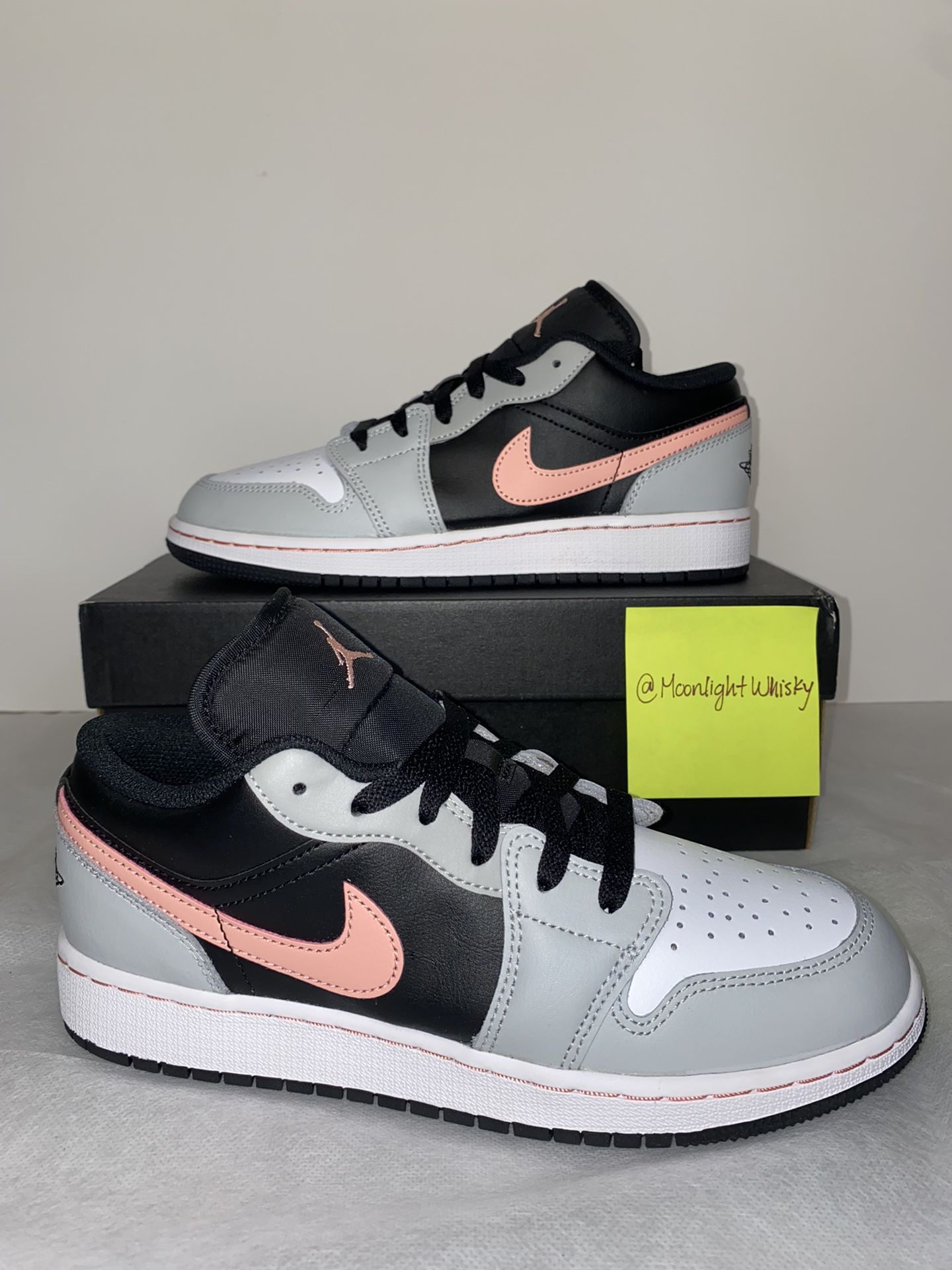 Air Jordan Low 'Grey Fog Bleached Coral' GS