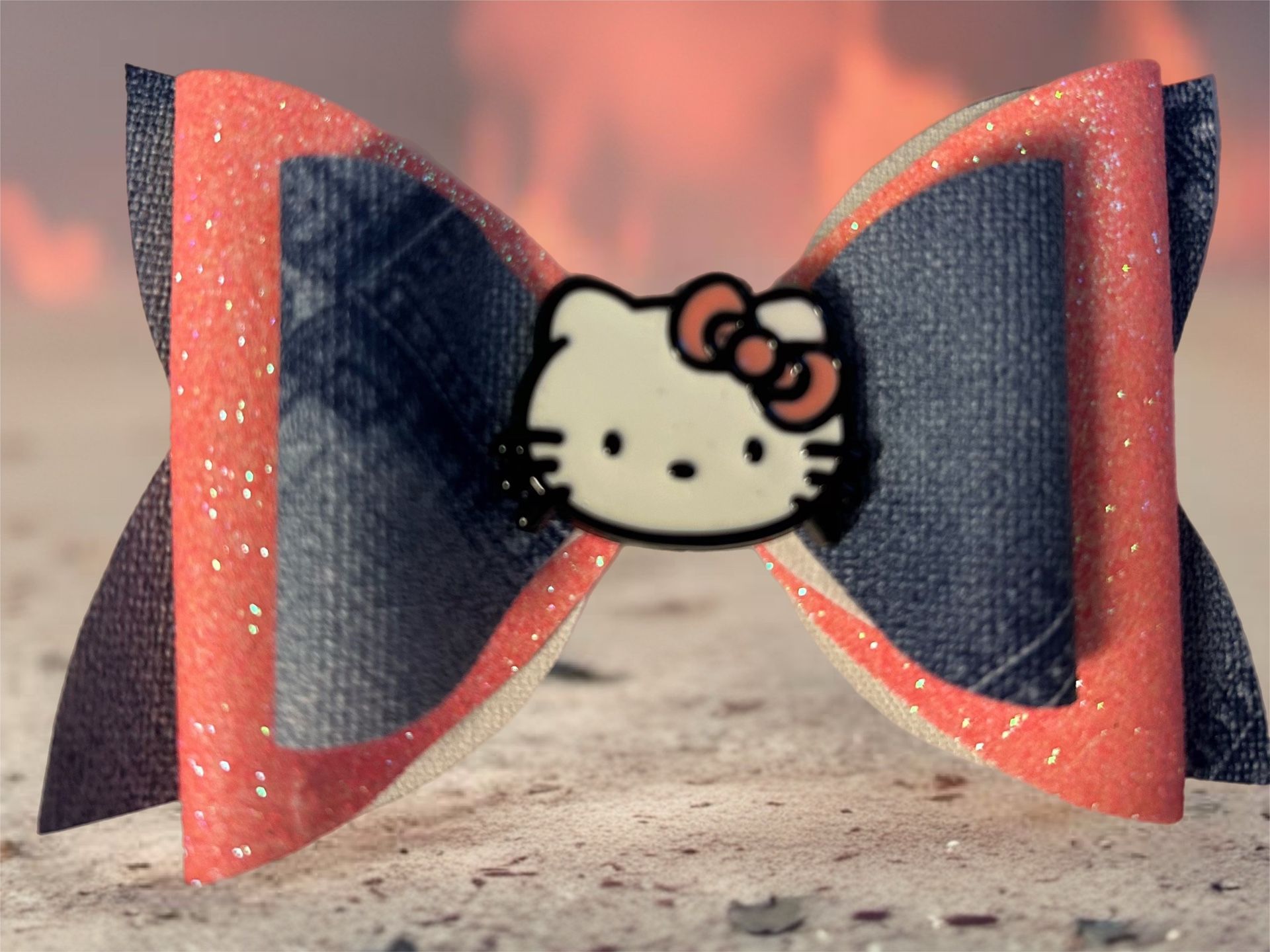 Hello kitty girls clip in bows
