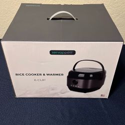 Rice Cooker & Warmer 6 Cup