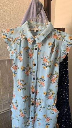 Blue dress size large