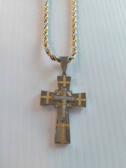 Stainless steel chain and charm original