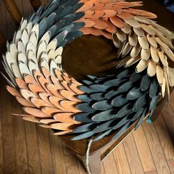 Wood Chip Wreath