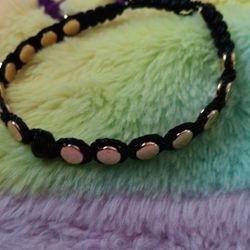 Macrame Gold Stone Mens