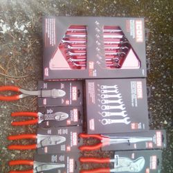 Ixom Ratcheting Wrenches And Plier Assortment 