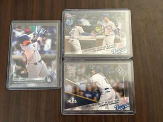 Dodgers Justin Turner Topps Now ShortPrints (3) card lot