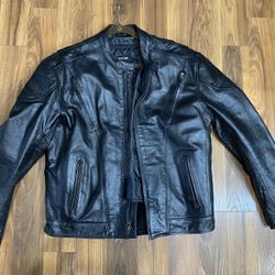Hot Leathers Men's Motorcycle Vented Leather Biker 