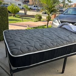 Twin Mattres And Bed Frame 