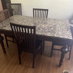 Granite Kitchen Table 