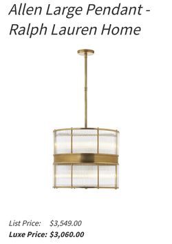 Large chandelier Ralph Lauren