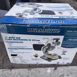 workforce 10" miter saw sierra ingleteadora de 254 mm