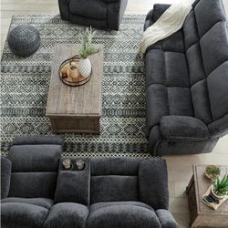 💥HUGE Ashley Furniture Blowout Sale!💥 Brand New Reclining Sofa Loveseat SET! $50 Down Takes It Home Today! 