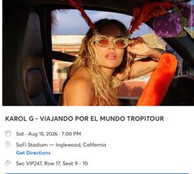 Karol G - Viajando Por El Mundo TropiTour