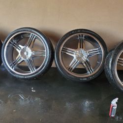 24' Chrome Wheels 