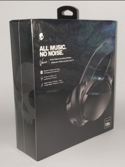S6HCW-L003  NEW SEALED- Skullcandy Venue Wireless Noise Cancelling Over-the-Ear Headphones - Black
